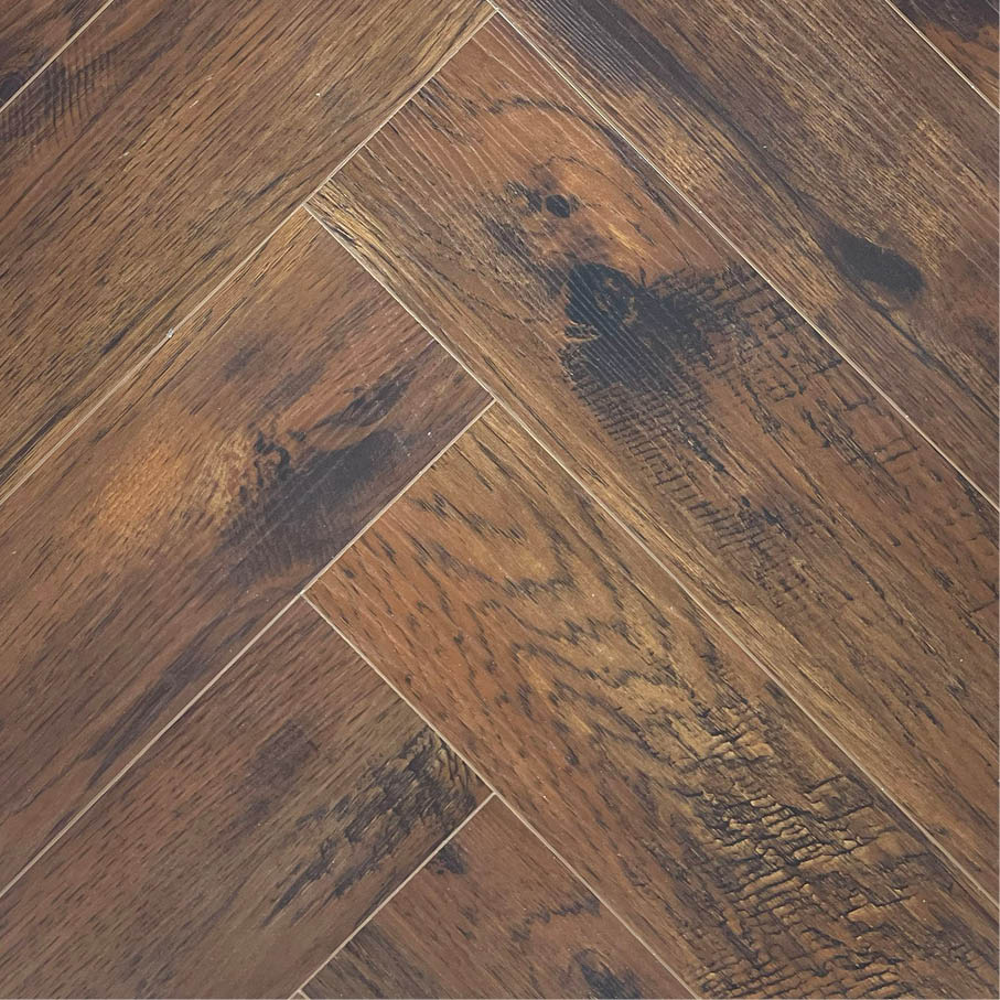 Замковый виниловый пол Brig Floor Lagoon Herringbone Дуб Дальмана, упаковка 2.294 м Brig Floor фото 2