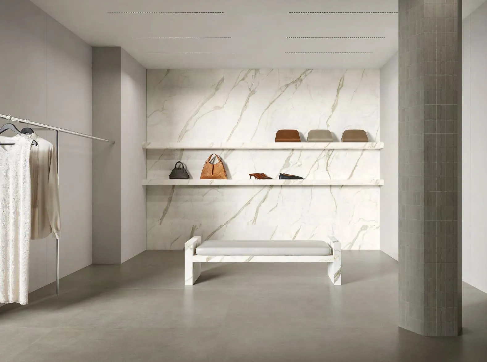 MT01BAS Calacatta Extra Stripe SQ. 60x120 Italgraniti фото 12