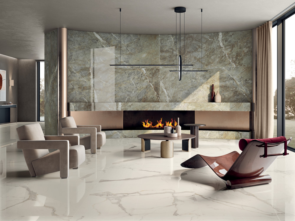 Starlight Travertino Class Smooth 3.5 mm 120x278 Kerlite фото 5