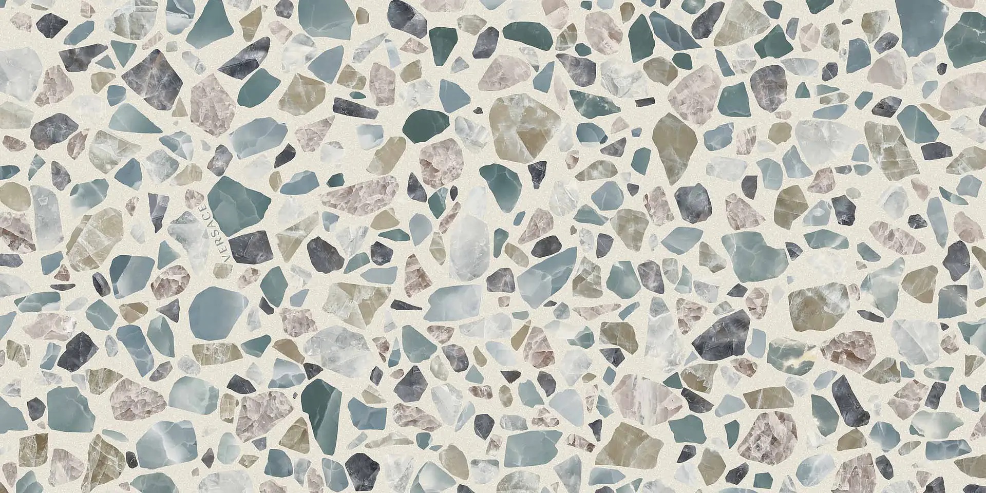 PF60013147 Gemstone White Shards Lux Rett 9mm 60x120 Versace (Gardenia Orchidea) фото 5