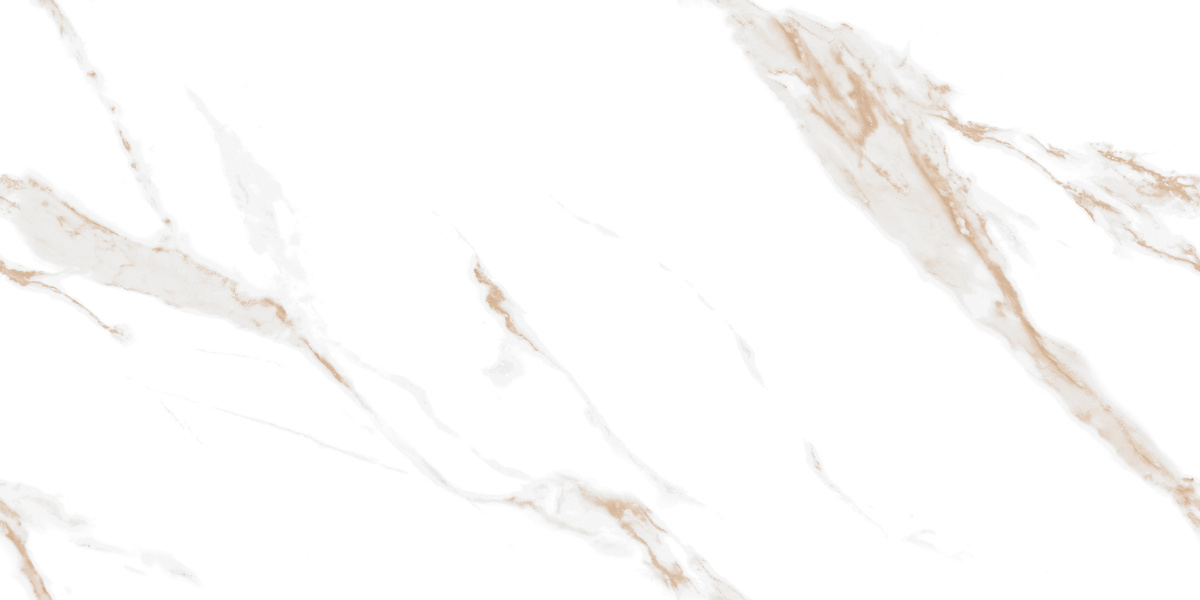 Calacatta Sharp Gold Белый Полированный 60х120 Ceradim