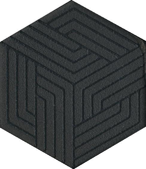 OS/B241/63001 Декор Агуста черный 6х5,2 Kerama Marazzi