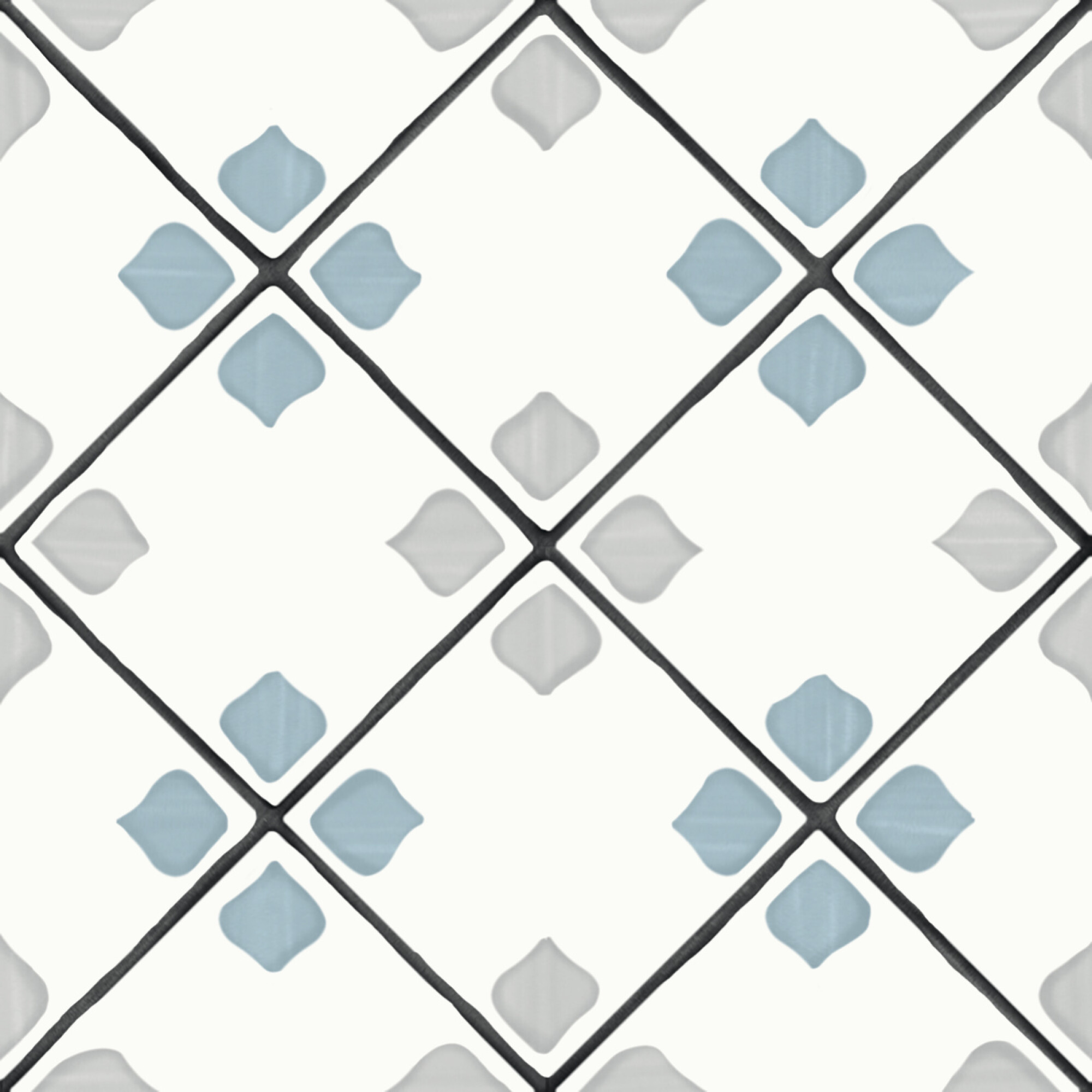 31083 Tanger Silver Rhomb 12.3x12.3 Harmony фото 4