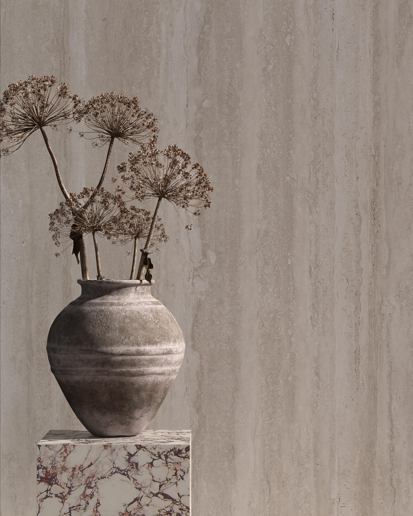 1188 Travertine Vein Beige Matt 180x120 Artcer
