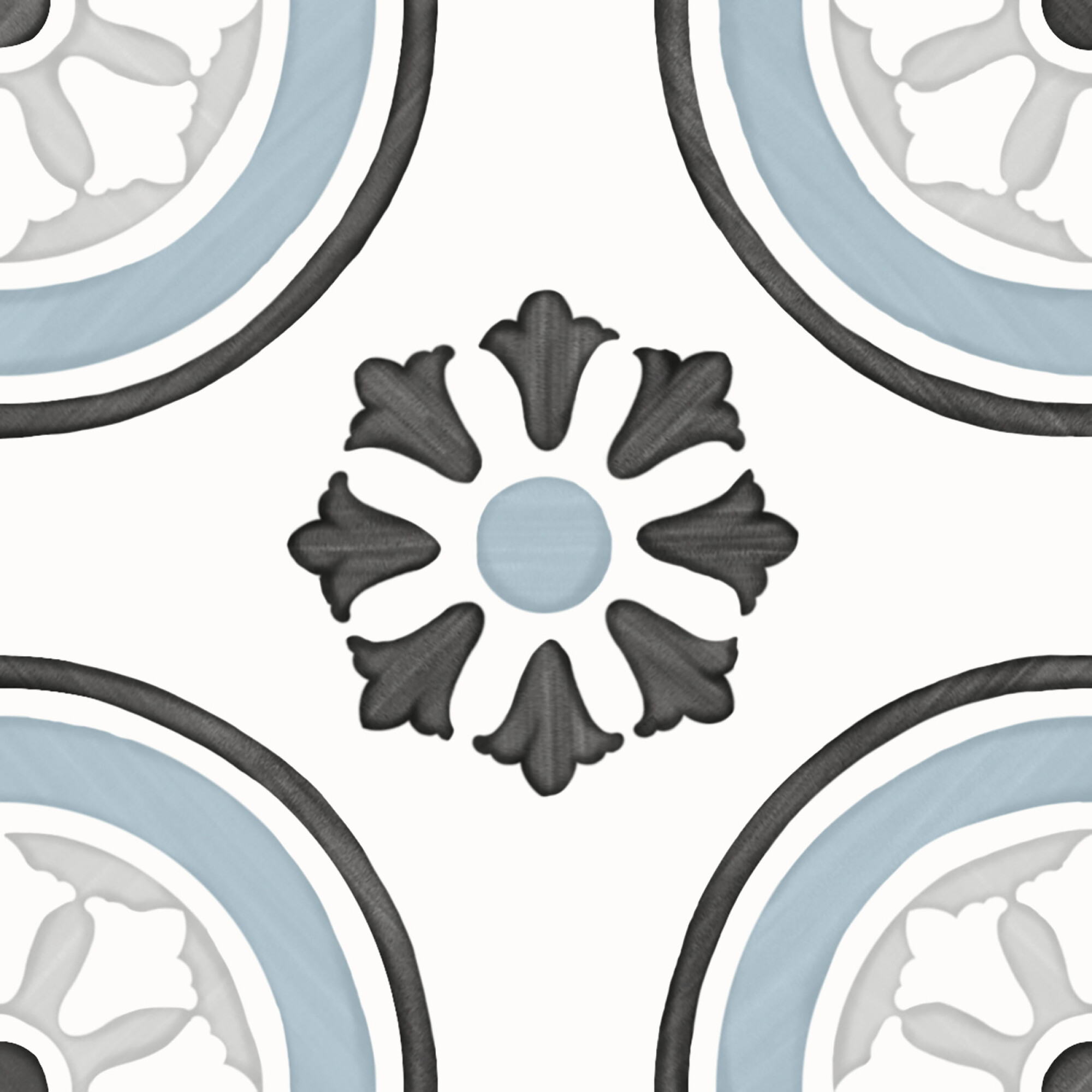 31085 Tanger Blue Dhalia 12.3x12.3 Harmony фото 6