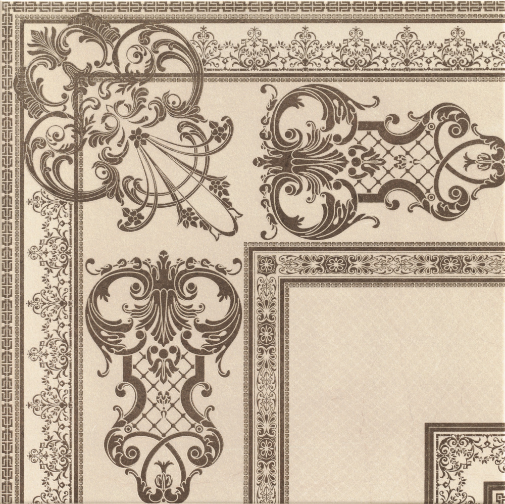 10154 Decor VERONA Corner BR 45х45 Goetan Ceramica