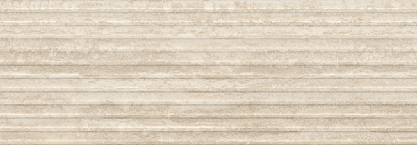 RCUN Travertino Wall Struttura 3D Dorica Vein Beige Rett 40x120 Ragno Marazzi