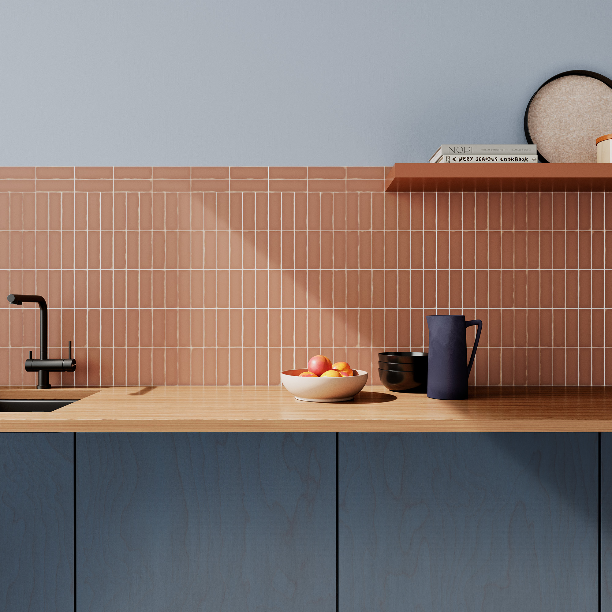 134436 Chalk Ice Grey 4x12.5 DNA Tiles фото 9