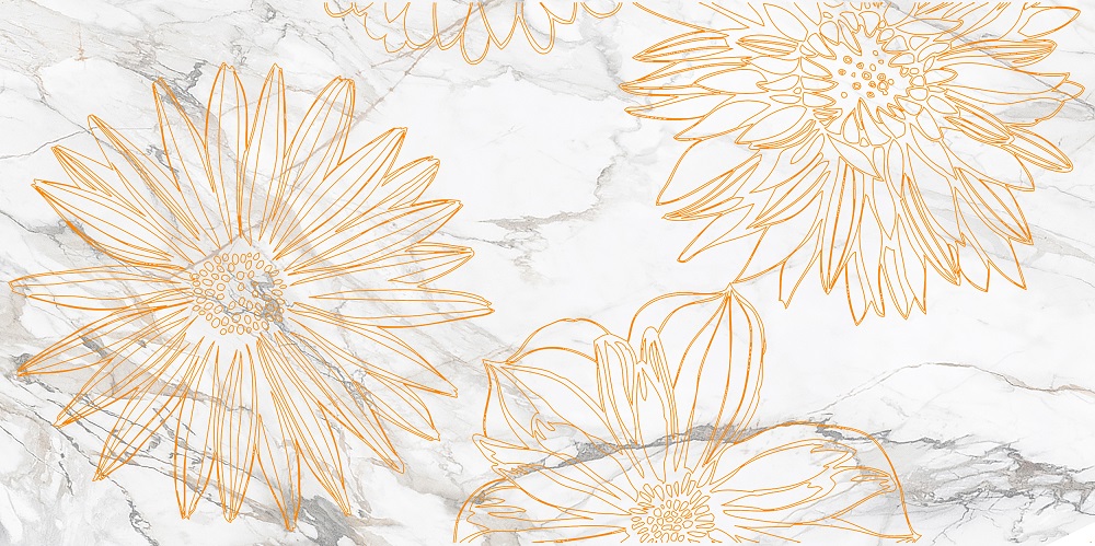 Декор Briere Flower 1 300x600 Beryoza Ceramica