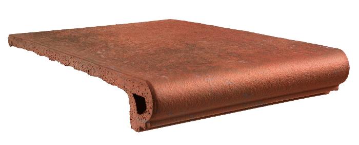 902905 Antic Marron Peldano Redondeado 33 32.5х33 Gres de Aragon