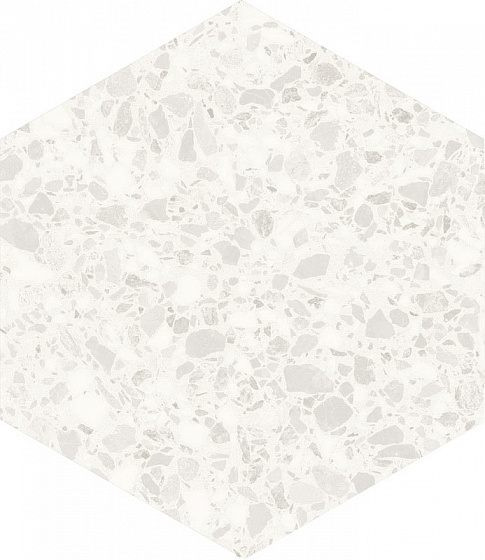 123380 Terrazzo White 32x36.8 DNA Tiles
