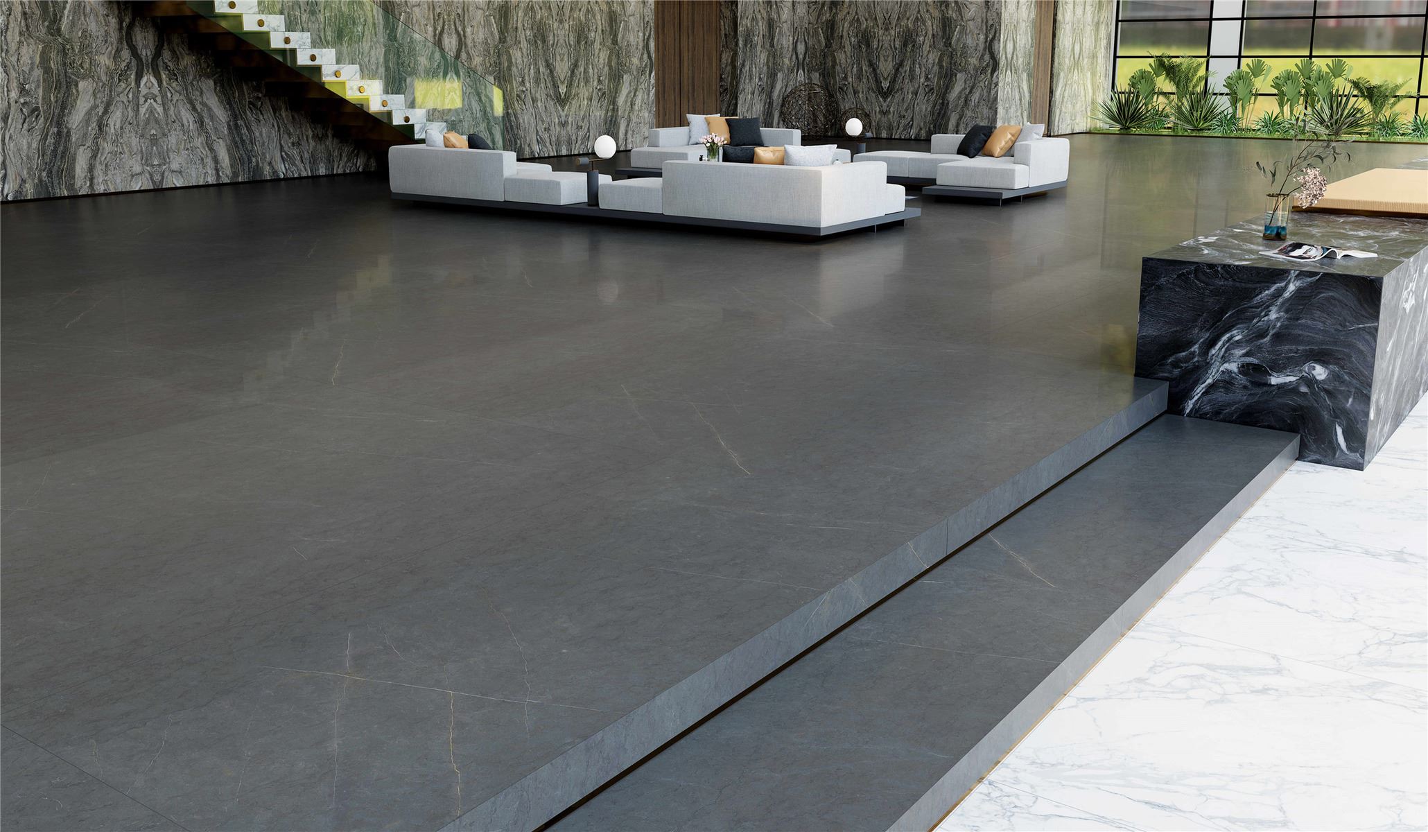 MN288CY271206 Bulgaria Dark Grey Matt 6mm 120x120 Moreroom Stone