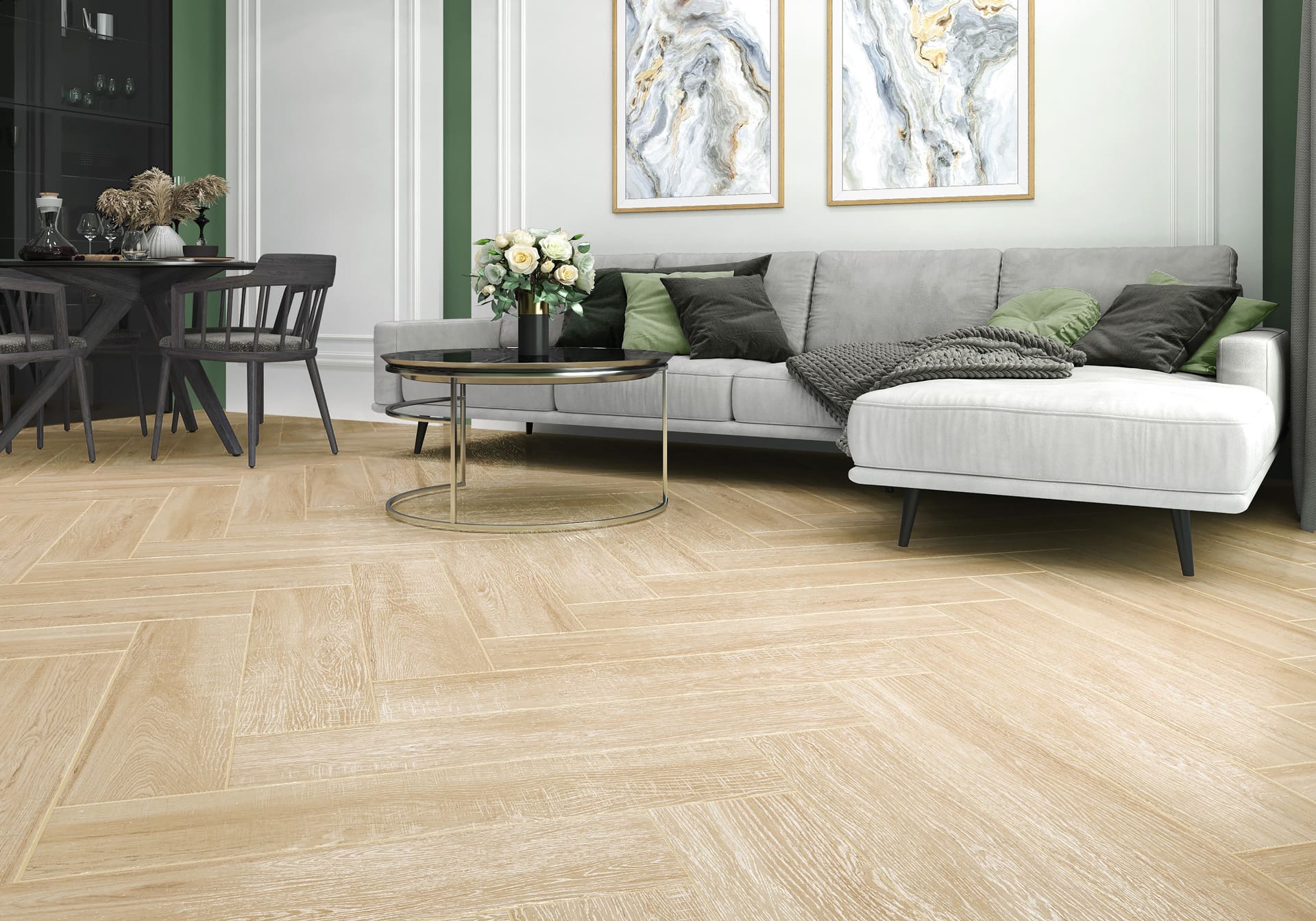 SG709890R Sherwood тёмно-оливковый 20х80 Laparet