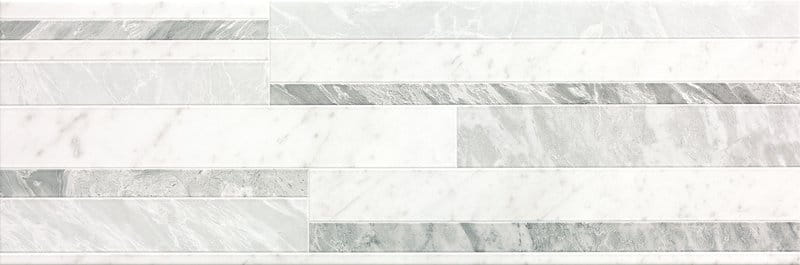 fRHP Roma Diamond Deco White Brillante 25x75 FAP Ceramiche