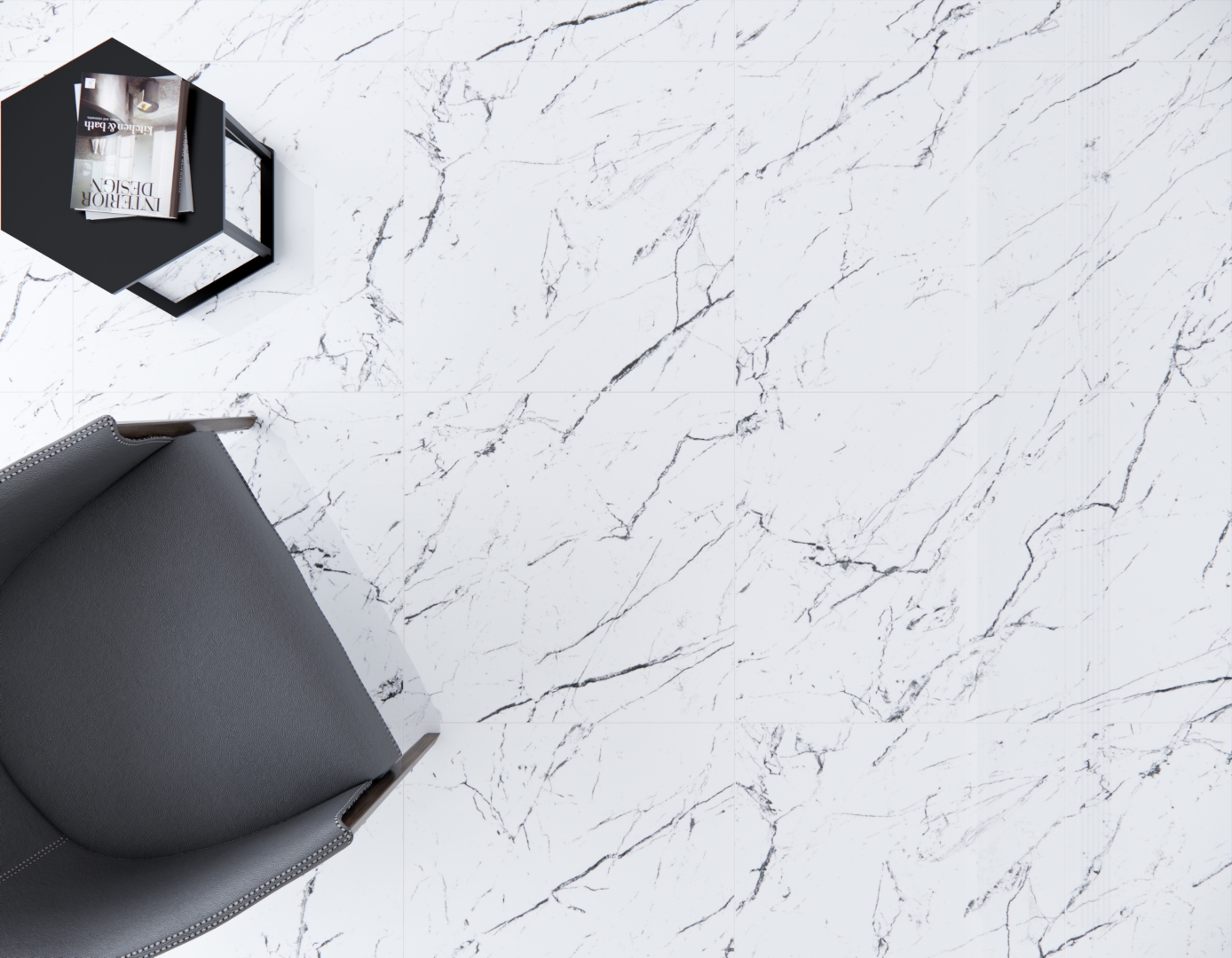 Carrara White Pol 60x60 Eurotile Ceramica фото 11