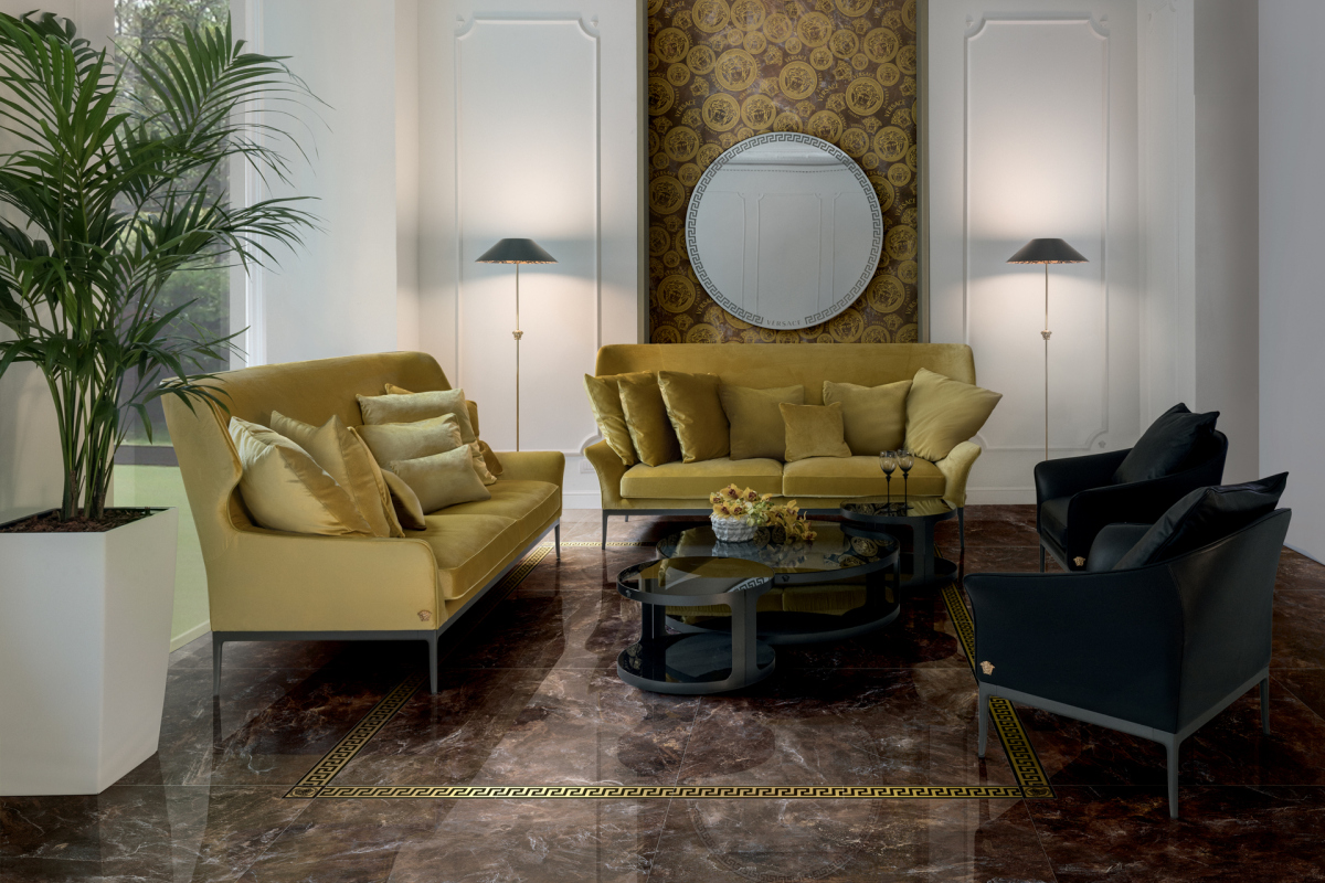 G67584 Black & Gold Lux R 60x120 Versace (Gardenia Orchidea) фото 17