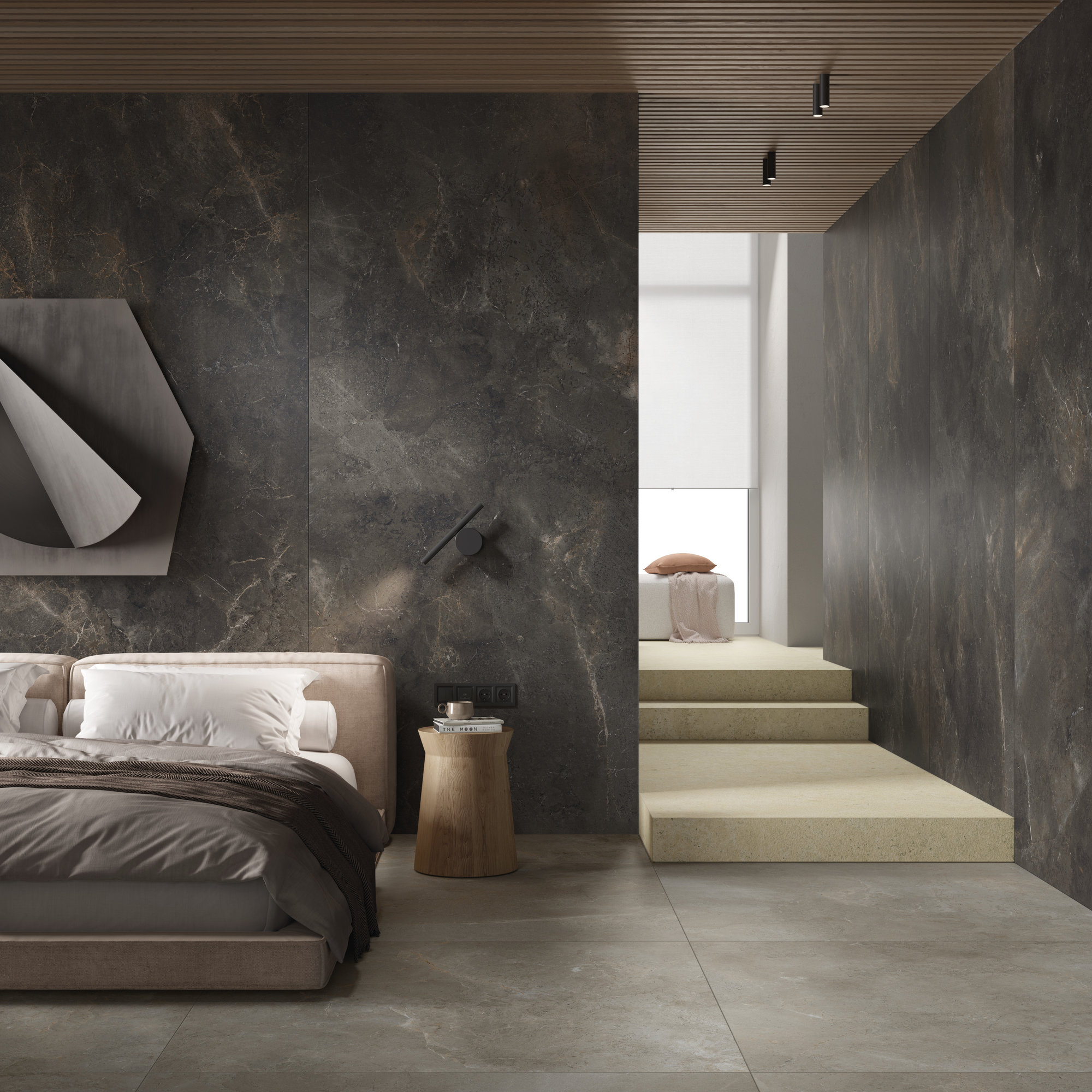 P315591MF6 Mystic Black Natural 6mm 150x300 IRIS FMG фото 5