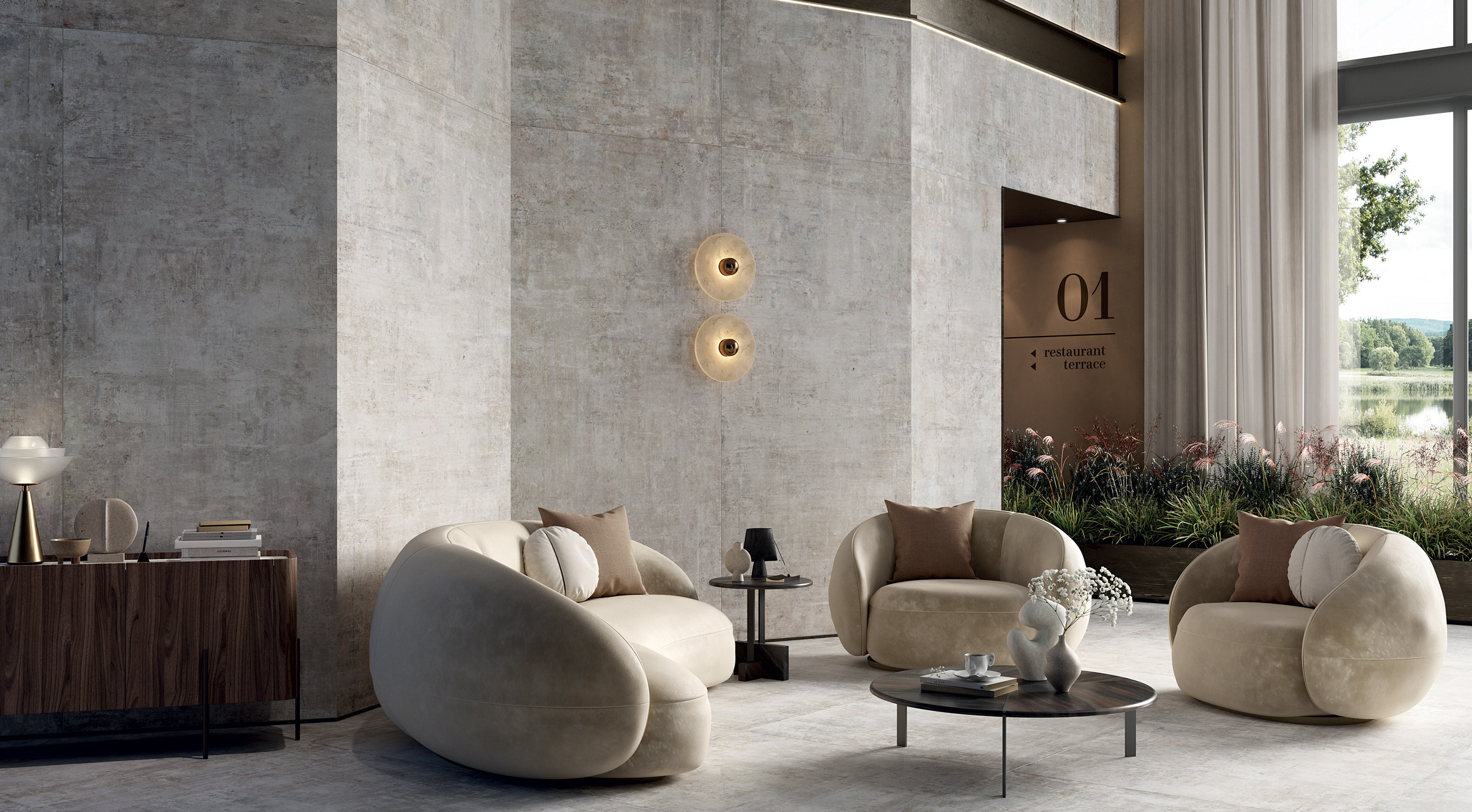 Murales RHS (Rondine) Ceramiche