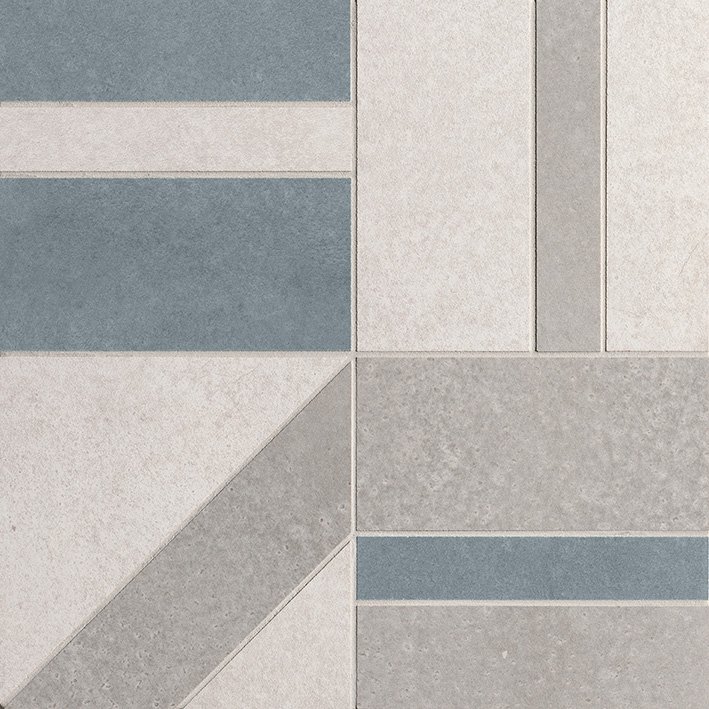 fRDD Ylico Grey Light Lagoon Deco Mosaico 30x30 FAP Ceramiche
