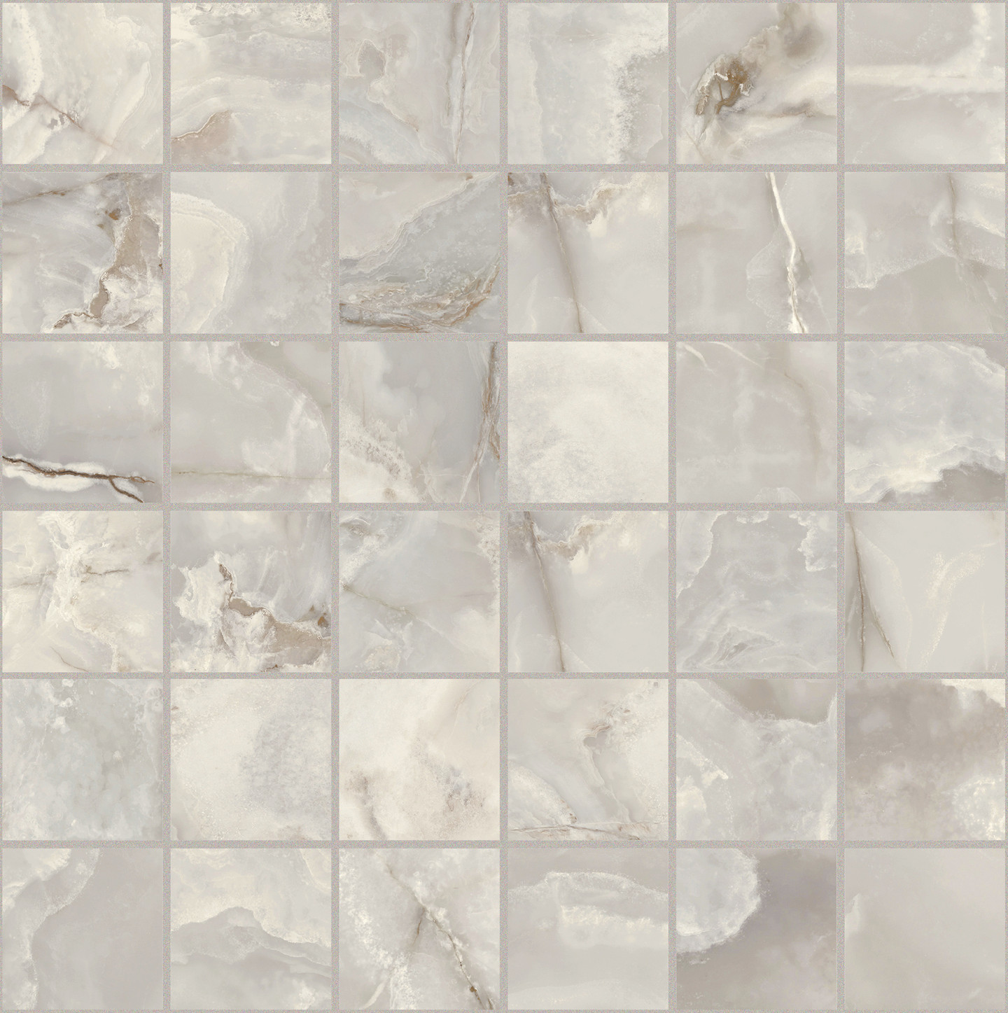 767648 Onyx&More Silver Onyx Satin Mosaico 5x5 30x30 Casa Dolce Casa