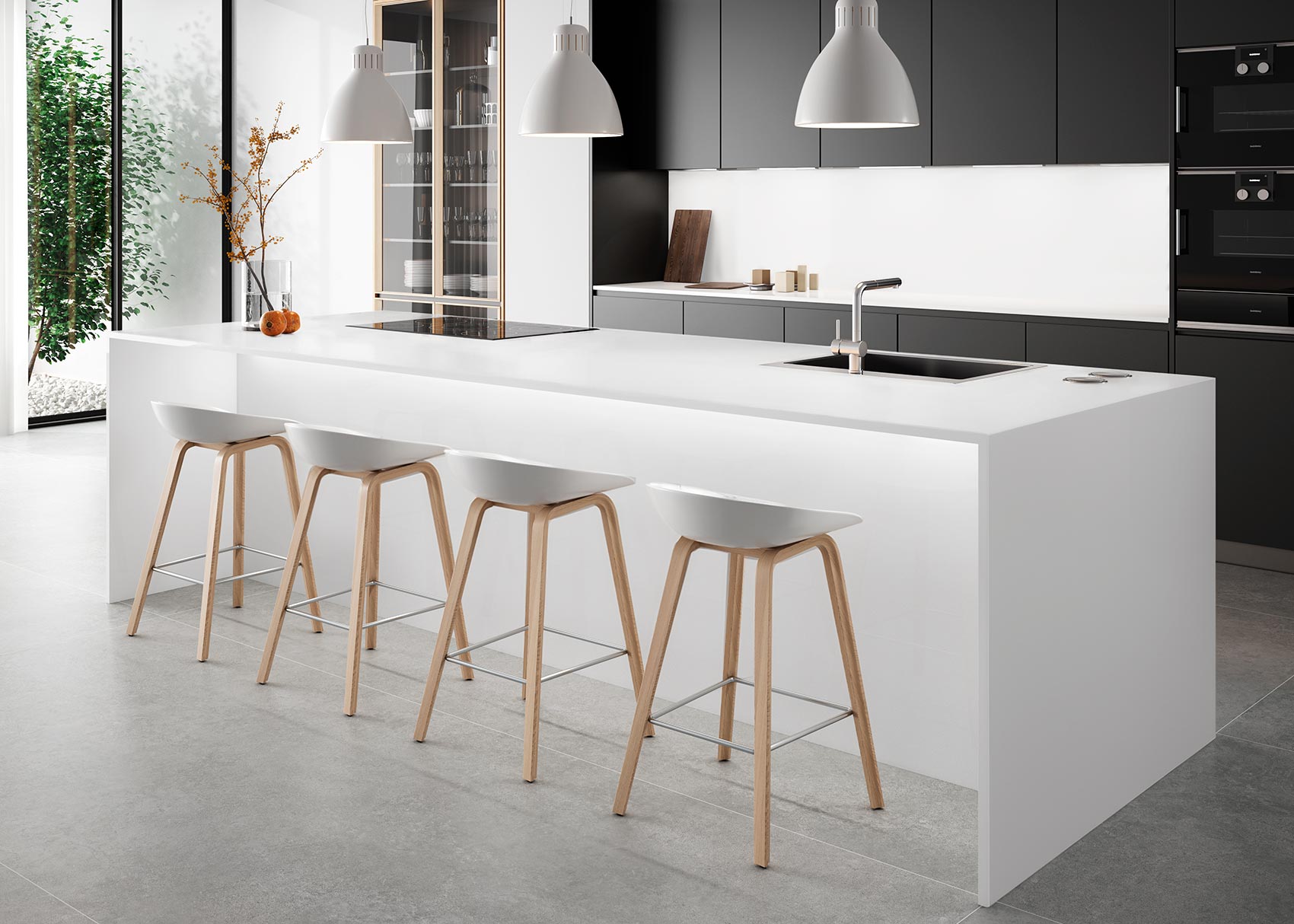 229678 Pure White Silk Rect 6 mm 1200x3000 ArkLam фото 9