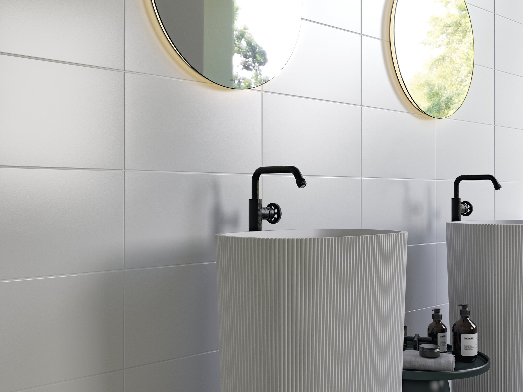 Blanco Brillo 10x10 Cifre