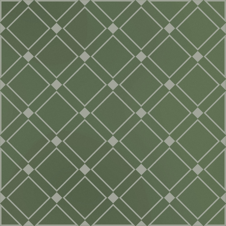 KMD3STA015GN Декор Бахия 1 зелёный глянцевый 9,8x9,8x0,7 Kerama Marazzi