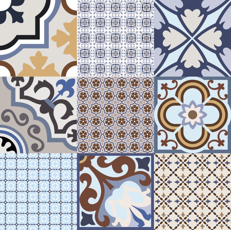 Logos Azul Satin 58x58 El Molino