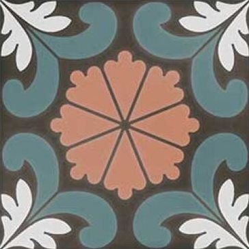 SYNC FLOWER BLUE 15x15 DNA Tiles
