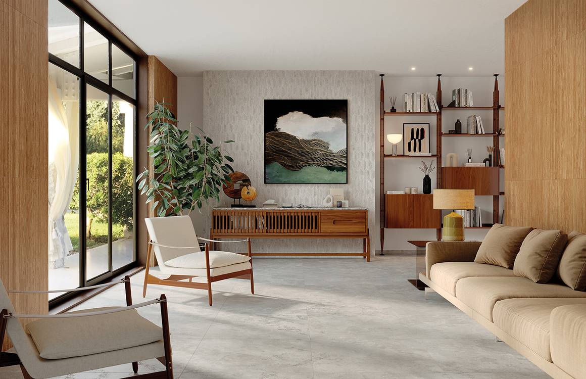 fTGA Vento del Sud Tortora Macromosaico Matt R9 30x30 FAP Ceramiche