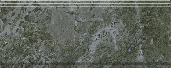 BDA026R Бордюр Серенада зеленый глянцевый обрезной 30x12 Kerama Marazzi