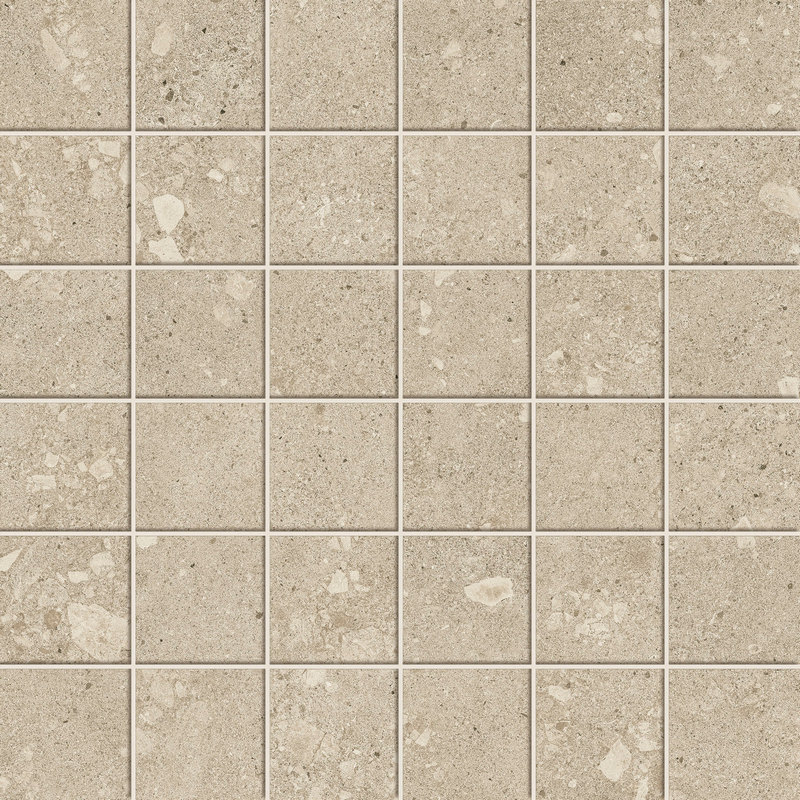 610110001497 Rinascente Fusion Agglomerate Light Mosaic / Ринашенте Фьюжн Аггломерат Лайт Мозаика 30x30 Atlas Concorde Russia