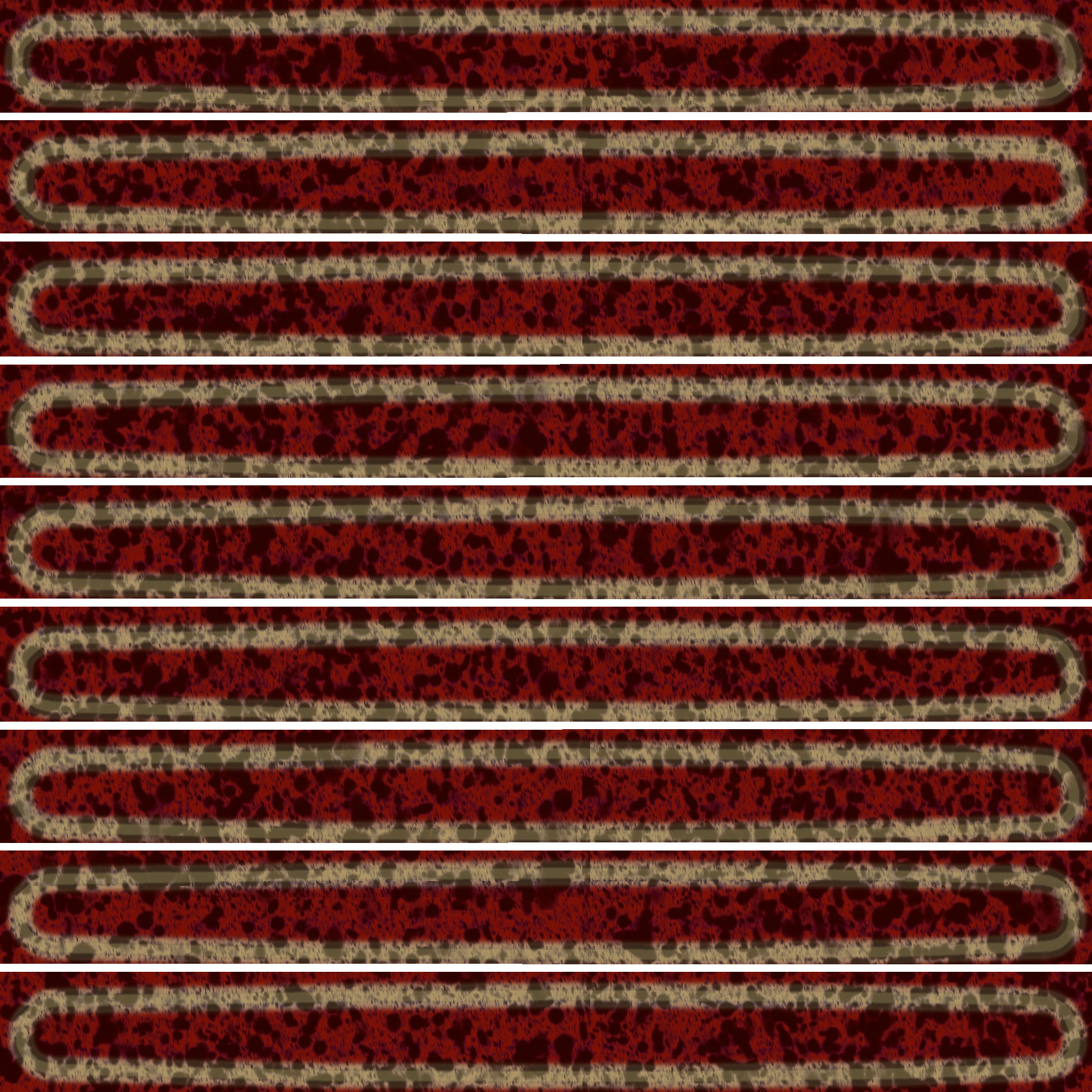 KMD2SOB003BN Декор чипсет Далия красный тёмный глянцевый 20x20x0,95 Kerama Marazzi