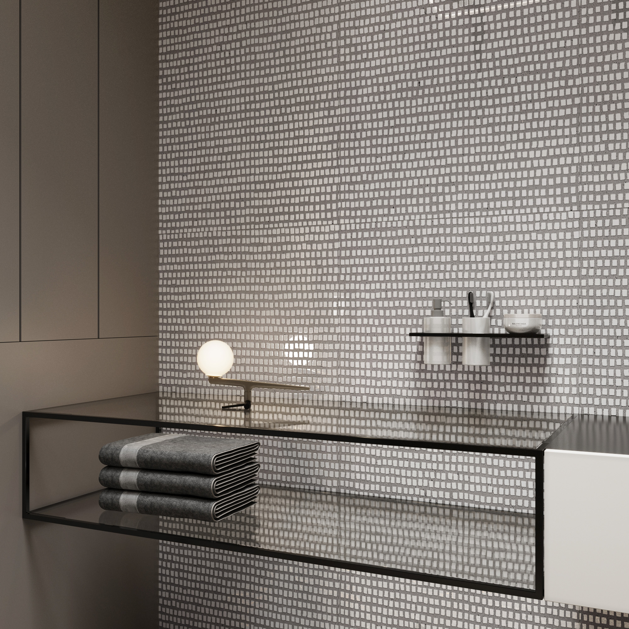 GL1003-D Bierzo White Decor Glue Art 60x120 Creanza