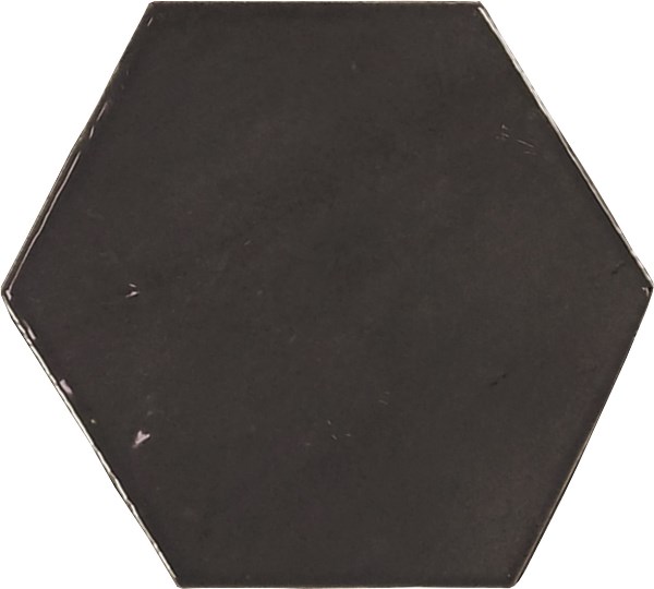122087 ZELLIGE HEXA GRAPHITE 10,8x12,4 WOW