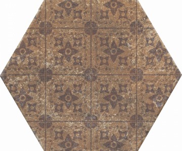 Pompeia Decor Marron 20х24 Monopole Ceramica