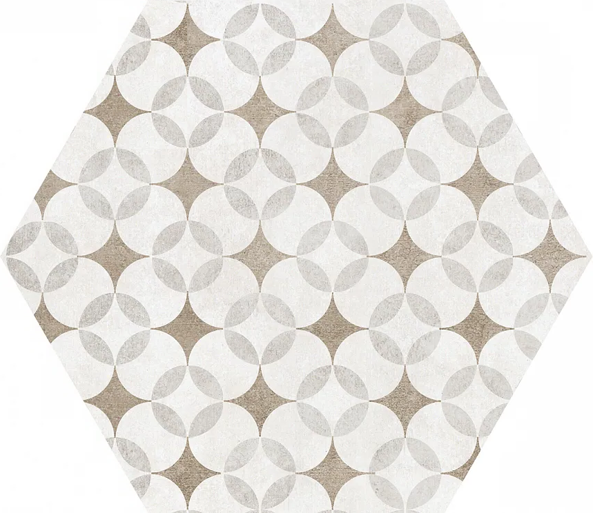 Atrium Hex Alpha Mix-Beige 25.8x29 Pamesa