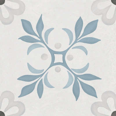 3386036518 Sirocco Blue Garden 9mm R10 22.3x22.3 Harmony