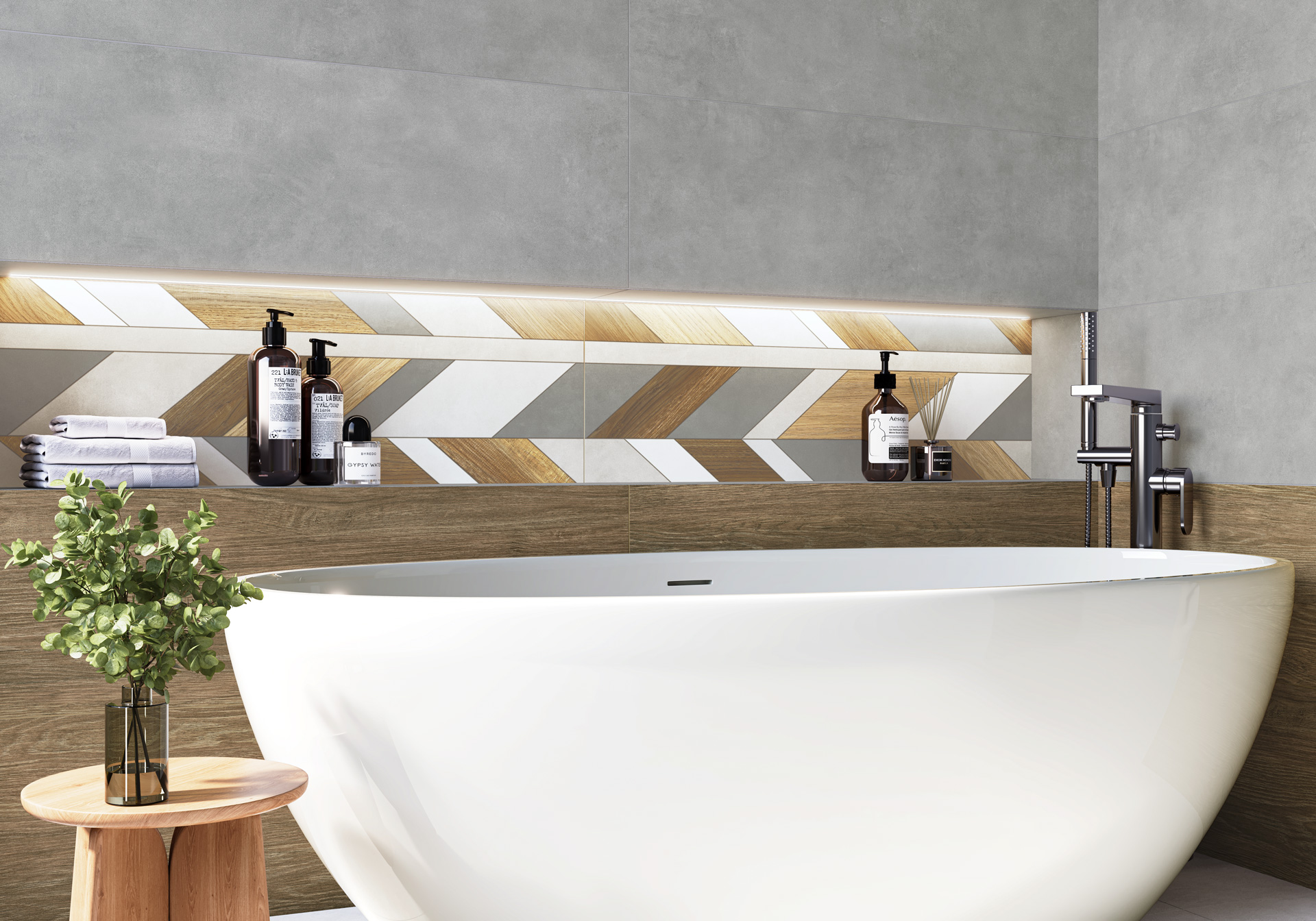 GFU6060MUR47R Mural матовый 600x600x9 Alma Ceramica (Уралкерамика)