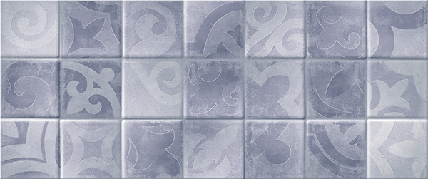 Folk blue голубой 02 25х60 Gracia Ceramica