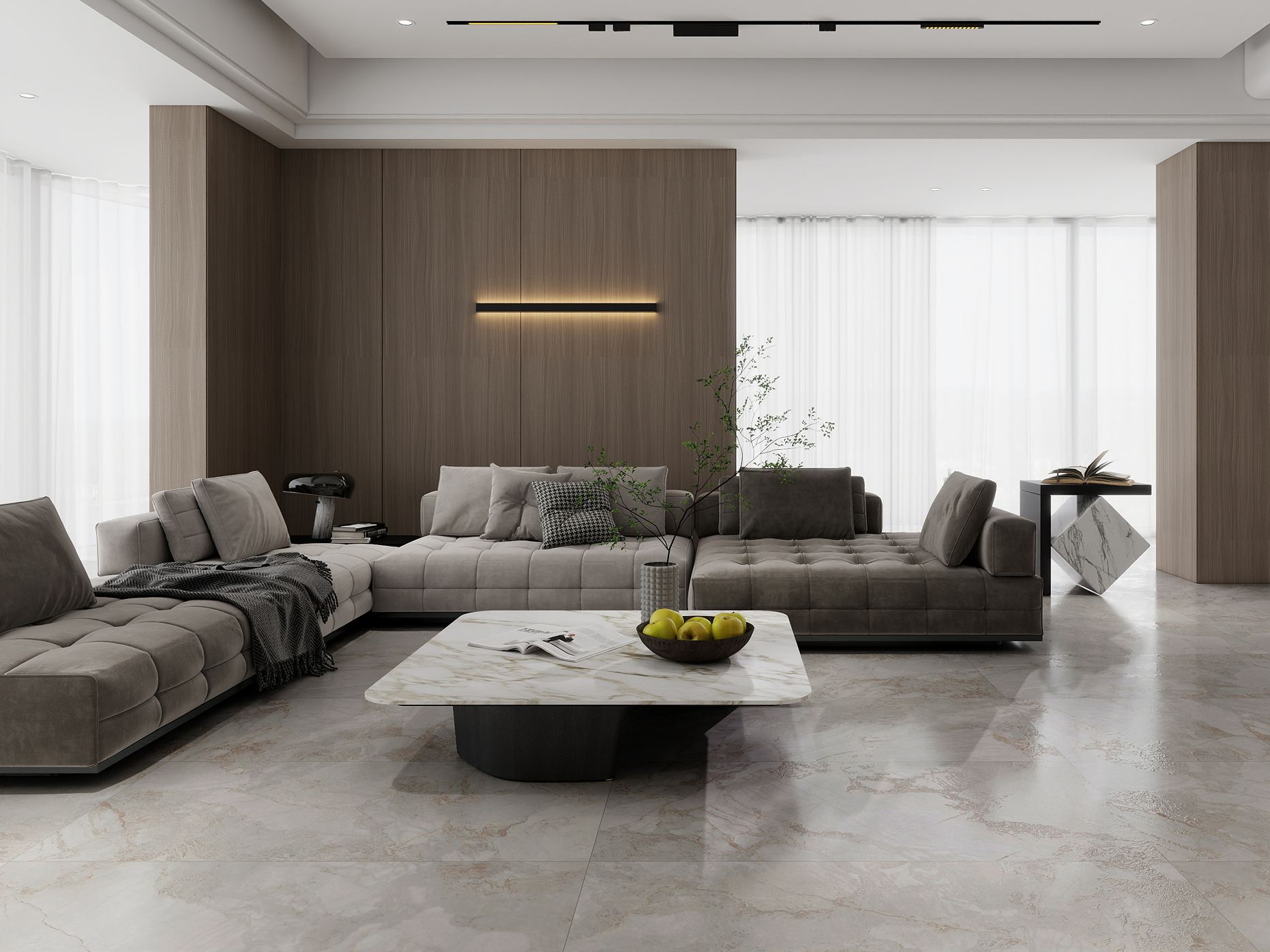 NTT9357SDS Kronos Brown Digital Satin 60x120 NT Ceramic фото 13