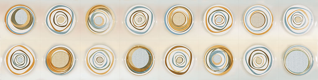 Decor Circles Iris 80x20 Mayolica