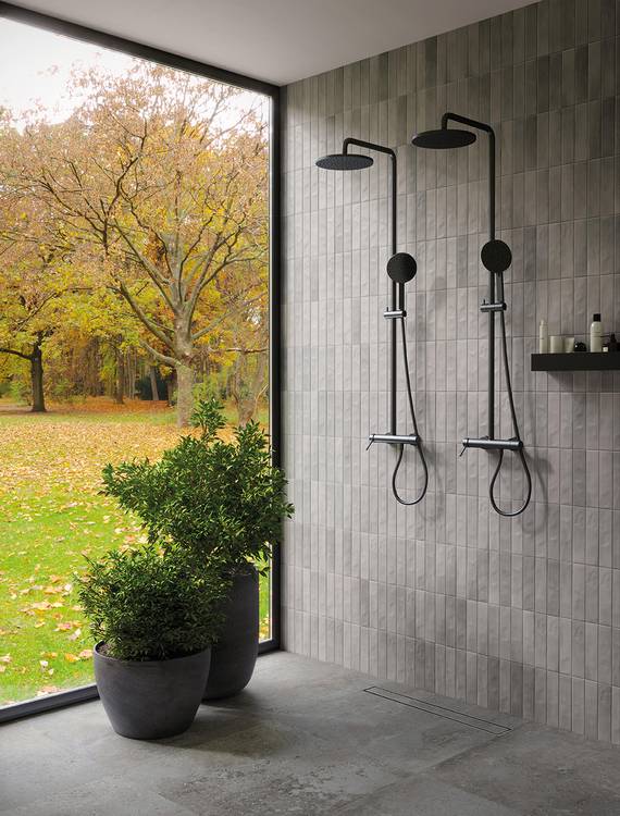 fTA2 Still Cemento Tratti Mosaico Matt 24x30,5 FAP Ceramiche