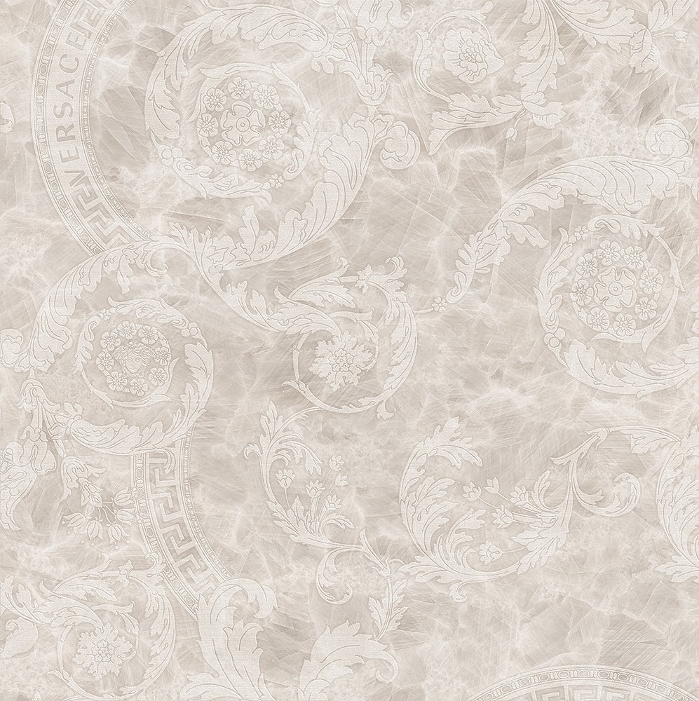 G0047031 Meteorite Megabarocco Bianco R 60x60 Versace (Gardenia Orchidea)