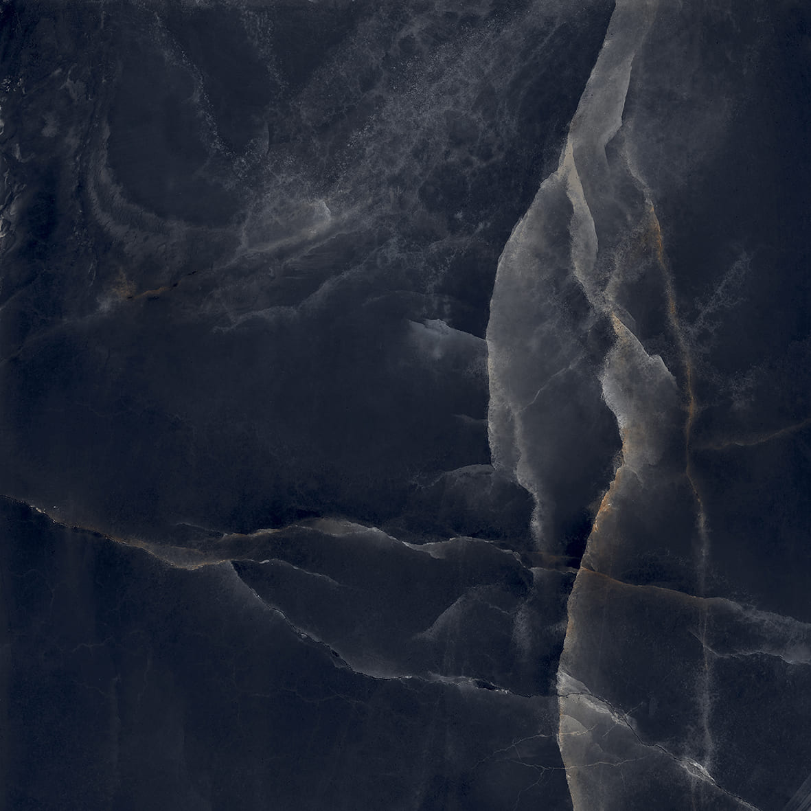 Interstellar Black чёрный полированный 80х80 Laparet