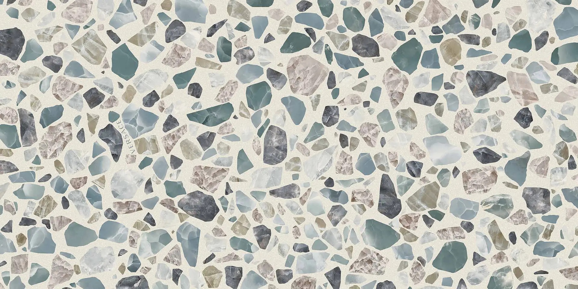 PF60013147 Gemstone White Shards Lux Rett 9mm 60x120 Versace (Gardenia Orchidea) фото 4