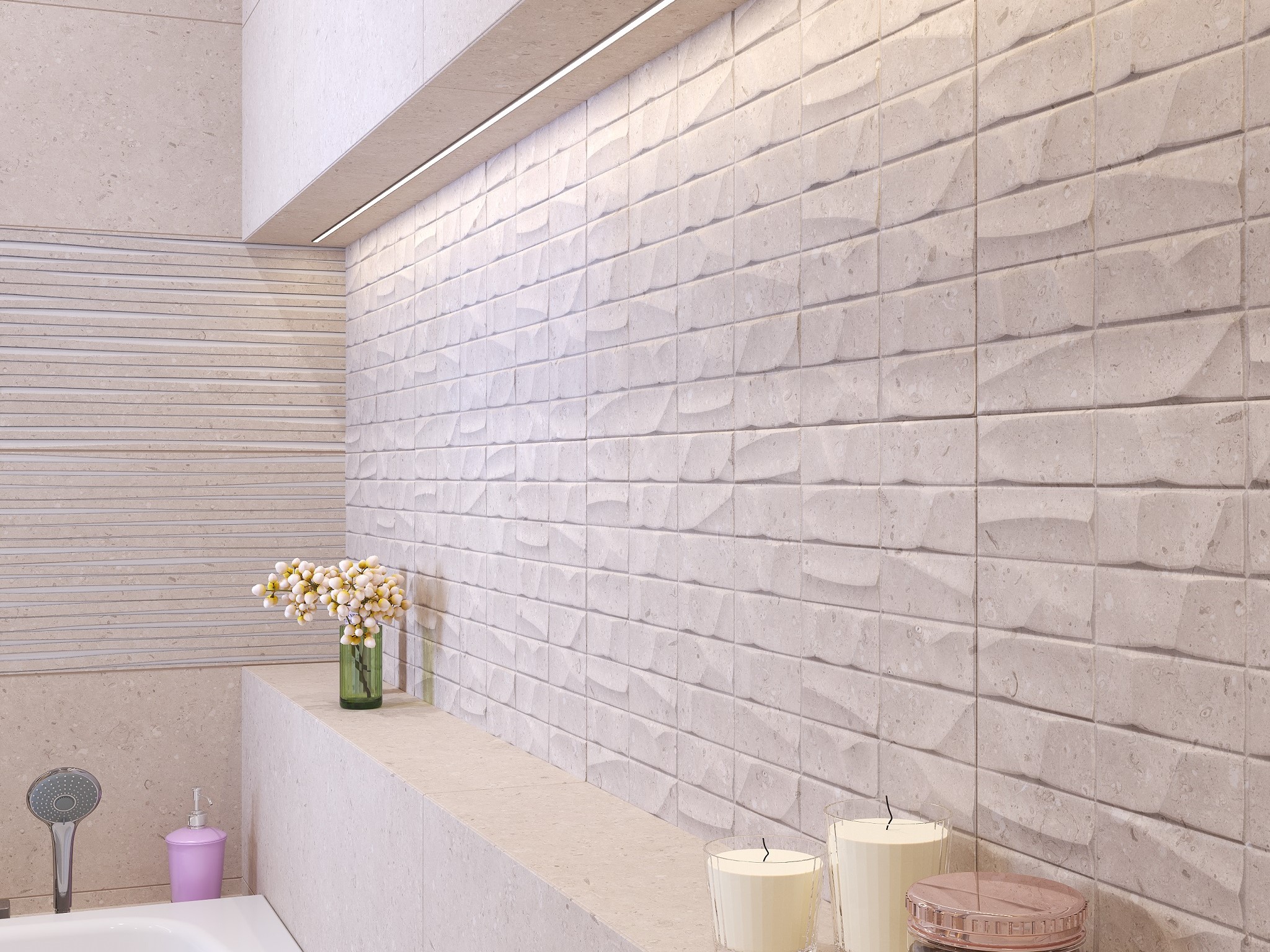 F Rockberry Beige 30x30 Cube Ceramica