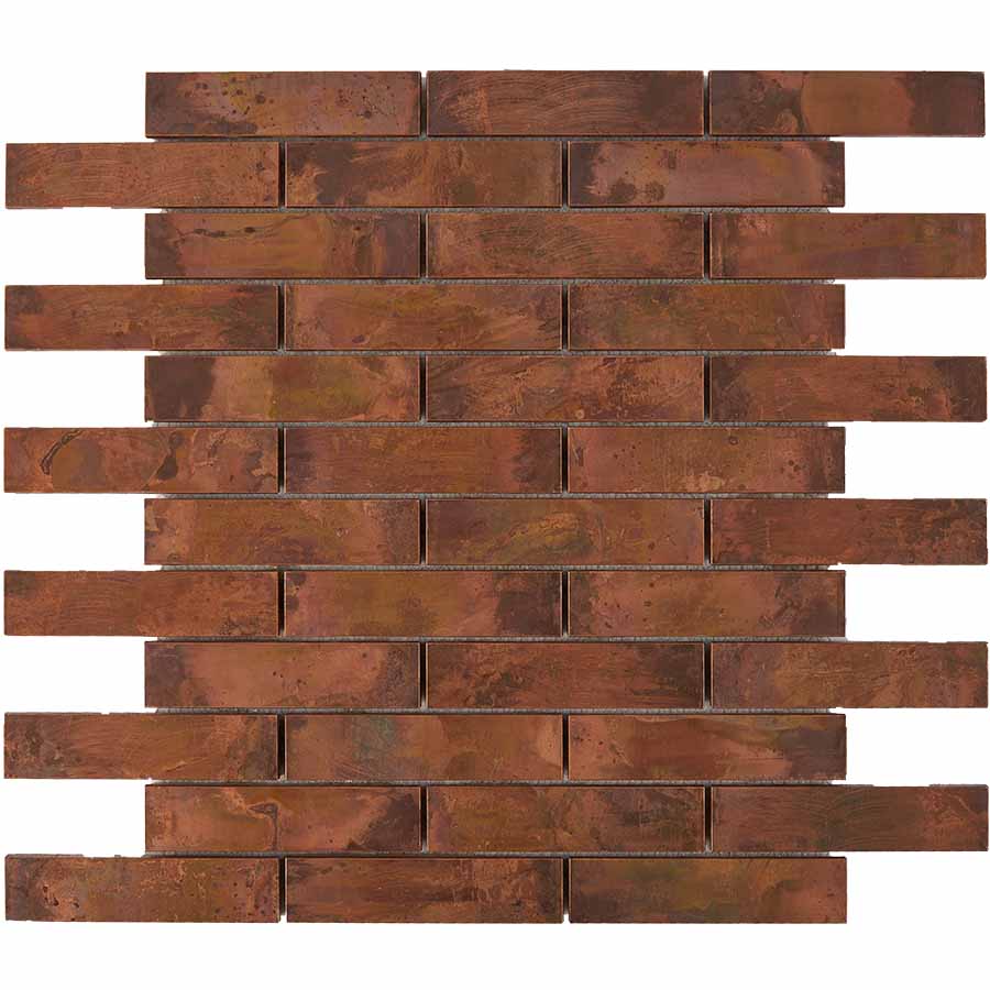 PIX732 Мозаика из меди 98x23 300х300x8 Pixmosaic