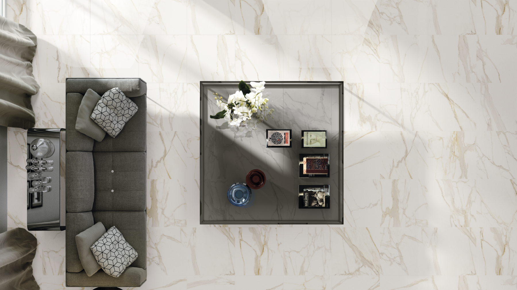 620070000634 Charme Evo Statuario Scalino Angolare Sinistro 33x60 Italon