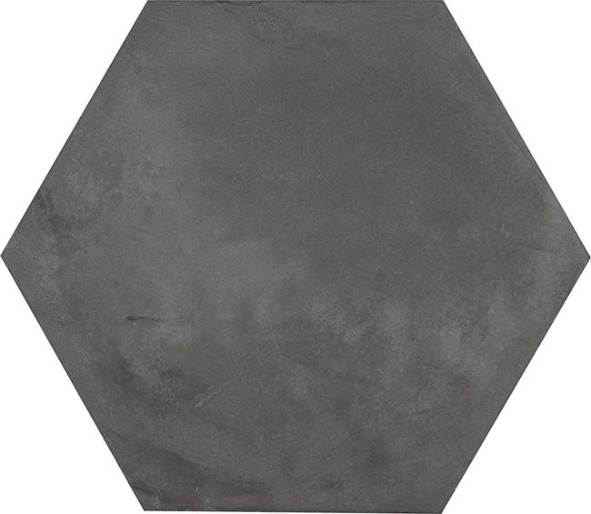 0094 Terra Nero Esagono 25х21,6 Marca Corona